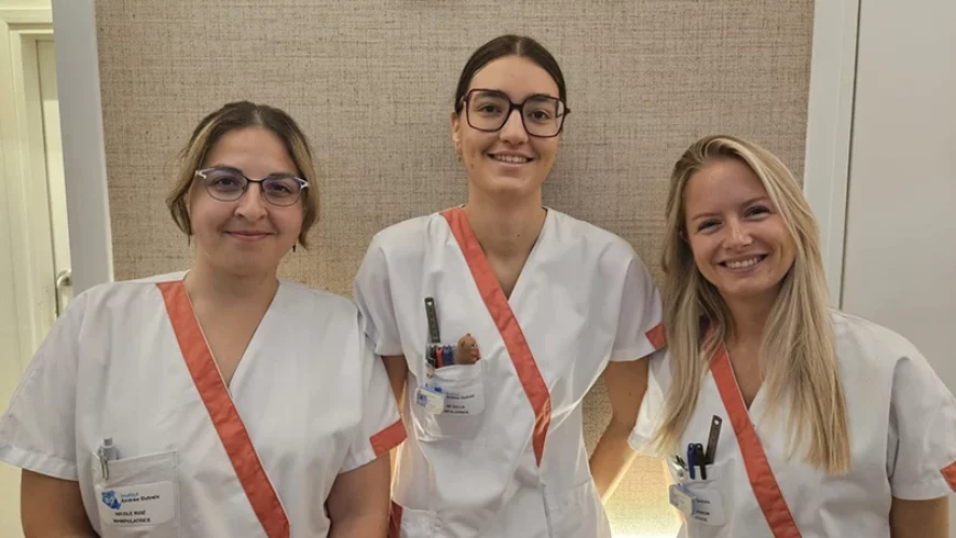 Nicole, Elise et Margaux ont rejoint notre belle équipe de manipulateurs